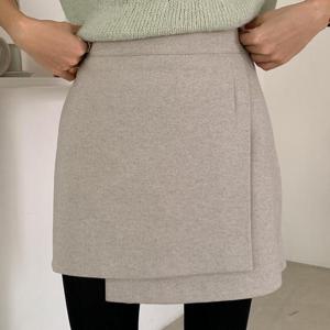 [강물처럼]아이우먼 샤기랩백밴딩치마바지 LTQ320M412 빅사이즈