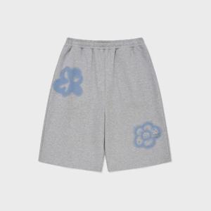 와키윌리반바지 KQJ WA2602SO61GR 우먼스 그래픽 스웨트 버뮤다 팬츠 그레이