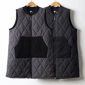 [강물처럼]위쉬몰 MN 배색포켓누빔롱조끼(J633H412) 빅사이즈 (2