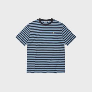 와키윌리반팔티 KQJ WA2602ST04LB 베이직 스트라이프 반팔티셔츠 라이트 블루