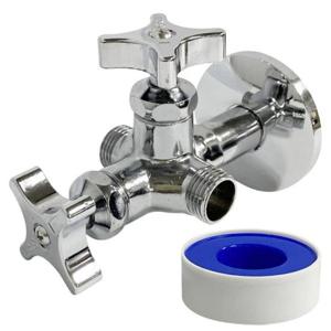 [생활] 수드림 3단식 다용도꼭지 0975 양갈래 수도꼭지 업소