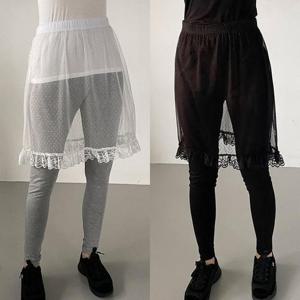 [강물처럼]빅사이즈속치마 T932L502 플러스레이스미니스커트 RA