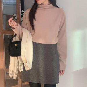 [강물처럼]아이우먼 마일드폴라루즈긴팔티 KDT714M501 빅사이즈