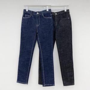 [강물처럼]빅사이즈청바지 Q457L502 데일리스판일자생지팬츠 CA