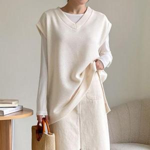 [강물처럼]아이우먼 크리미언발브이베스트 BNT739M502 빅사이즈