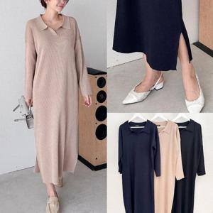 [강물처럼]위쉬몰 AR 왕골카라니트롱원피스(T666H501) 빅사이즈