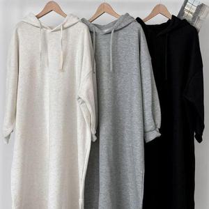 [강물처럼]빅사이즈후드원피스 T670L501 리리기모후드오버원피스