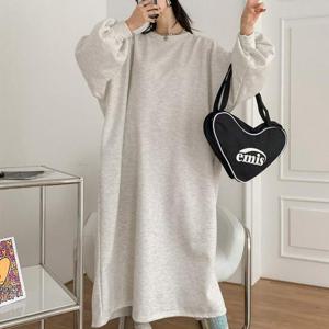 [강물처럼]아이우먼 여니기모오버핏원피스 GLT671M501 빅사이즈