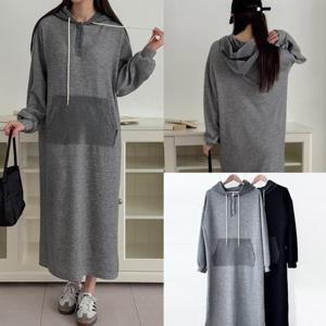 [강물처럼]위쉬몰 GO 벨벳끈후디골지원피스(T687H501) 빅사이즈