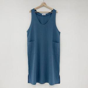 [강물처럼]아이우먼 투투포켓면마원피스 ZYE161M405 빅사이즈 (1