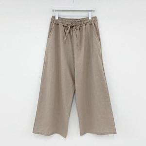 [강물처럼]아이우먼 심플면마와이드팬츠 ZYA482M405 빅사이즈 (1