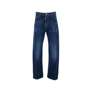 디스퀘어드2 스트레이트 팬츠 S74LB1916S30664 470 NAVY BLUE