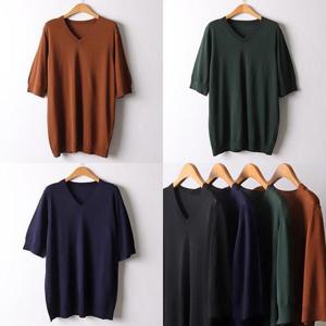 [강물처럼]위쉬몰 AP 쿨실크V넥반팔티E76(I579H405) 빅사이즈 (1