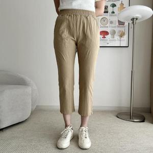 [강물처럼]아이우먼 상큼밴딩스판배기팬츠 LOS040M405 빅사이즈