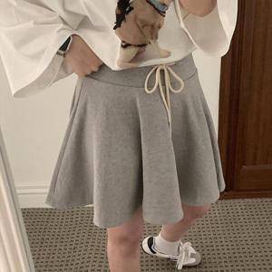 [강물처럼]아이우먼 츄잉리본미니훌스커트 MOS032M405 빅사이즈