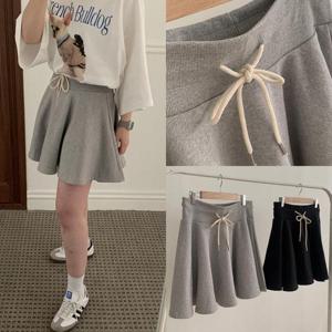 [강물처럼]위쉬몰 MO 보리미니훌리본스커트(S032H405) 빅사이즈