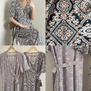 [강물처럼]위쉬몰 YP 브이페이즐리랩원피스(G968H405) 빅사이즈