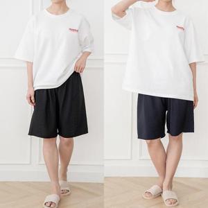 [강물처럼]빅사이즈사랑해요 J066L404 무지5부인견파자마팬츠 BZ