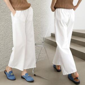 [강물처럼]위쉬몰 WB 서머쿨배색와이드팬츠(S015H404) 빅사이즈