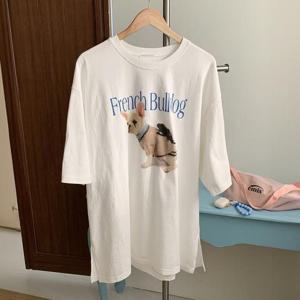 [강물처럼]아이우먼 디지털불독나염박시티 MOS004M404 빅사이즈