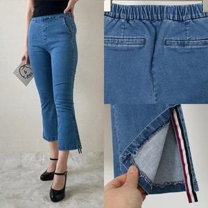 [강물처럼]위쉬몰 LO 옆트임패치부츠컷진411(P145H404) 빅사이즈