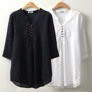 [강물처럼]위쉬몰 CO 자개반오픈7부남방(6325H404) 빅사이즈 (15