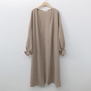 [강물처럼]아이우먼 리버퍼플오픈롱가디건 NOK232M404 빅사이즈