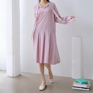 [강물처럼]아이우먼 로라리본플레어원피스 TGQ977M404 빅사이즈