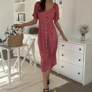 [강물처럼]아이우먼 모던시크플라워원피스 YPQ946M404 빅사이즈