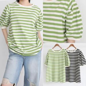 [강물처럼]위쉬몰 WB 파인단가라퍼프반팔티(Q920H404) 빅사이즈