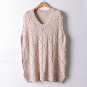 [강물처럼]아이우먼 브이넥다이아썸머조끼 EBI482M404 빅사이즈