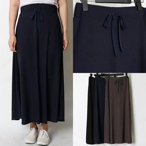 [강물처럼]위쉬몰 HG 찰랑리본일자롱스커트(E122H403) 빅사이즈