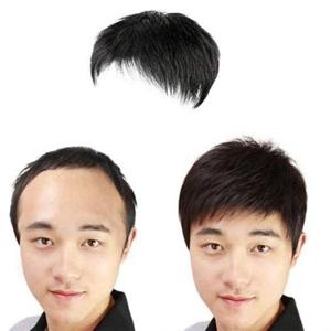 [패션] 인모 탑커버 남자 정수리가발 소형 O형탈모