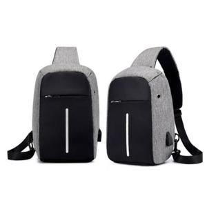 [패션] USB 충전백 캐쥬얼 슬링백 크로스백 메신저백 힙색 RD-10132