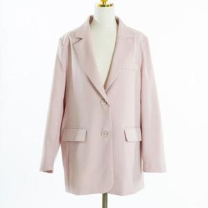 [강물처럼]아이우먼 투버튼ST배색트임자켓 CMG554M403 빅사이즈