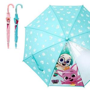 [패션] 핑크퐁 원더스타 핑크퐁앤호기 47 두폭 POE 우산 랜덤