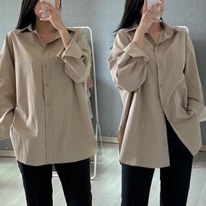 [강물처럼]위쉬몰 SM 박시핏코튼심플남방(N328H402) 빅사이즈 (1