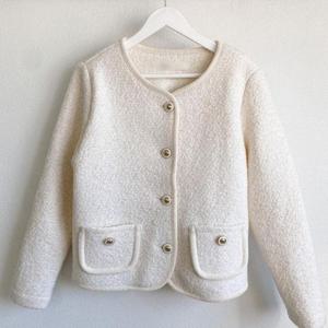 [강물처럼]아이우먼 러블리트위드포켓자켓 BNK936M402 빅사이즈