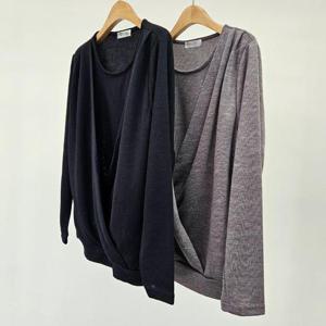 [강물처럼]빅사이즈랩긴팔티 T187L501 포니랩라운드루즈긴팔티 N