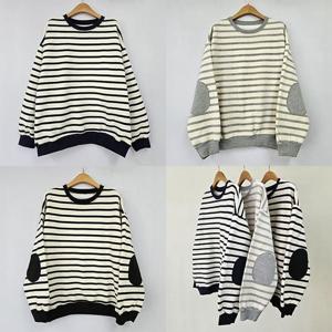 [강물처럼]위쉬몰 EM 새롬단가라배색맨투맨(T248H501) 빅사이즈