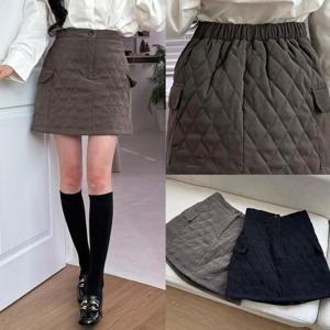 [강물처럼]위쉬몰 LT 윈터누빔카고스커트(T619H501) 빅사이즈 (2