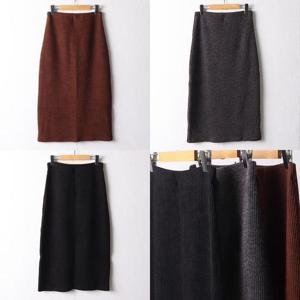 [강물처럼]빅사이즈여성의류 오버핏 쭉쭉니트롱스커트 3778H211