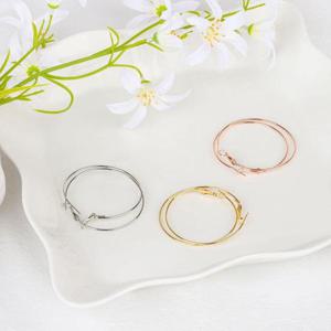 얇은링귀걸이 시후주얼리 기본 심플 가는 큰 링 귀걸이 EC462E