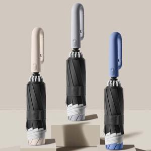 비코즈 휴대용 버클형 10K 3단 자동 거꾸로 양우산 플랜비원