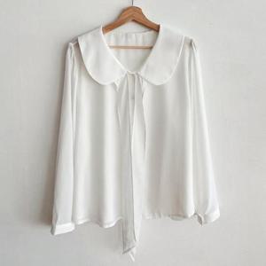 [강물처럼]아이우먼 여리여리타이블라우스 GOQ653M402 빅사이즈