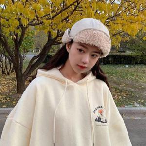 겨울모자 여성 안감 전체 뽀글이 양털모자 귀달이모자