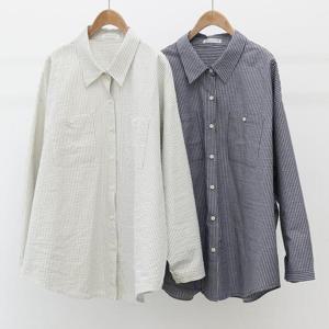 [강물처럼]빅사이즈사랑해요 Q563L402 메모잔단가라언발셔츠 LY