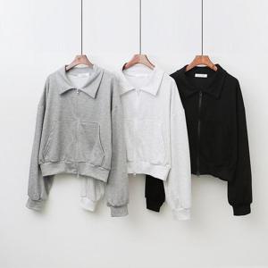 [강물처럼]빅사이즈사랑해요 P772L402 데일리카라투웨이숏집업 N