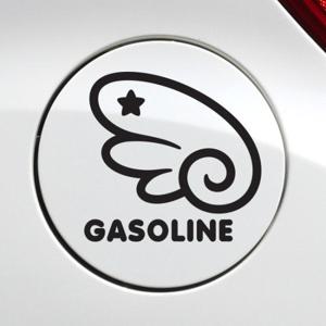 주유구 천사날개 가솔린우측 / 주유구스티커 자동차스티커