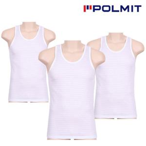 [폴밋] 남성 순면 민소매 런닝 3종세트 PMR436(1)